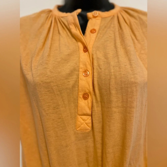 Vintage Yves Saint Laurent Orange Shirt Tunic - Picture 4 of 9